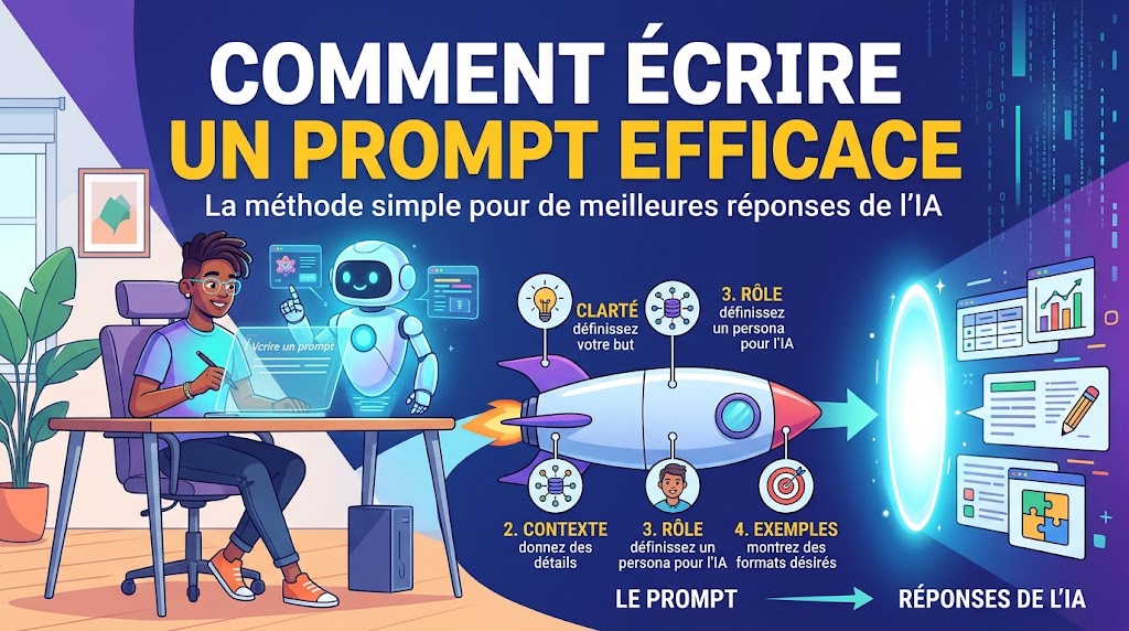 Comment écrire un prompt efficace La méthode simple pour de meilleures réponses de l'IA